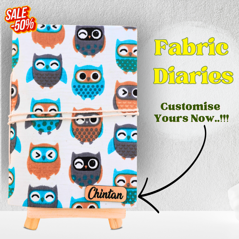 COMBO Fabric Daily Journals [Pack of 2]