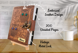 Leather Journal - Owl Embossed Design