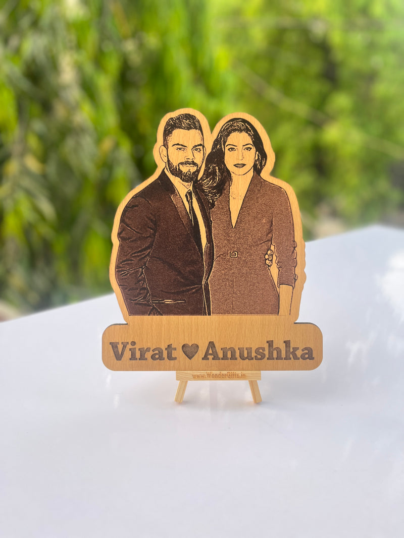 Wooden Caricatures - Photo Standy - Dispatched in 2 days