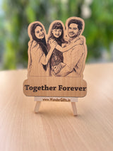 Wooden Caricatures - Photo Standy - Dispatched in 2 days